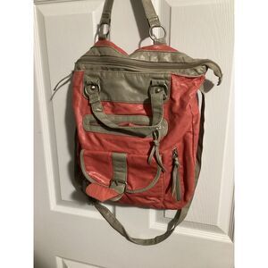 Mudd shoulder crossbody hobo bag pink lot of pockets med